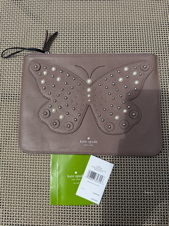 kate spade Handbags - NWT Kate Spade Larchmont Avenue Gia Butterfly Clutch Pouch